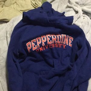 Royal blue Pepperdine hoodie